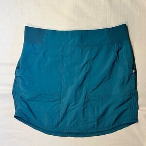Marika Teal athletic hybrid dual length optional cinch side Skort XL X-Large E2